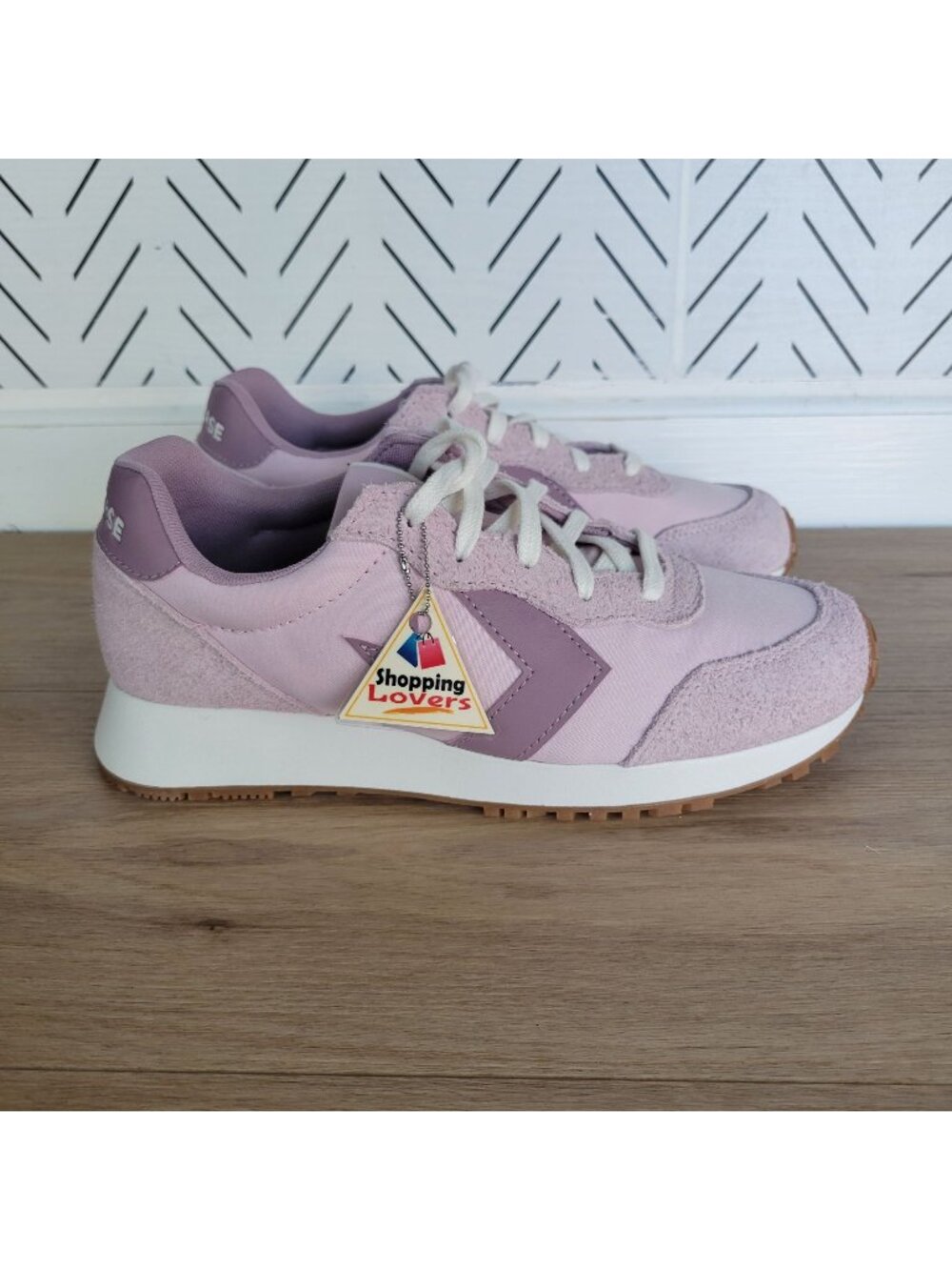 ❤️Converse Omega Trainer Ox Pink Purple Men Shoes Sz 7 Suede Sneakers A16172C❤️